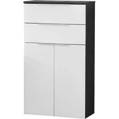 FACKELMANN Kara Chess Badschrank - Weiß, 61cm Breit, 106,5cm Hoch FACKELMANN Kara Chess Badschrank - Weiß, 61cm Breit, 106,5cm Hoch