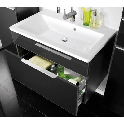 FACKELMANN Kara Waschtischunterschrank - anthrazit, 79,5cm FACKELMANN Kara Waschtischunterschrank - anthrazit, 79,5cm