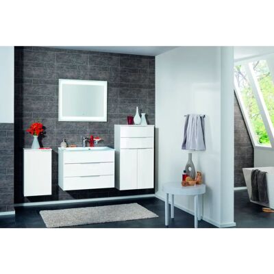 FACKELMANN Kara Weiß Badezimmer Unterschrank - 79,5cm x 59cm x 49cm FACKELMANN Kara Weiß Badezimmer Unterschrank - 79,5cm x 59cm x 49cm