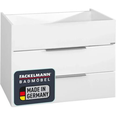 FACKELMANN Kara Weiß Badezimmer Unterschrank - 79,5cm x 59cm x 49cm FACKELMANN Kara Weiß Badezimmer Unterschrank - 79,5cm x 59cm x 49cm