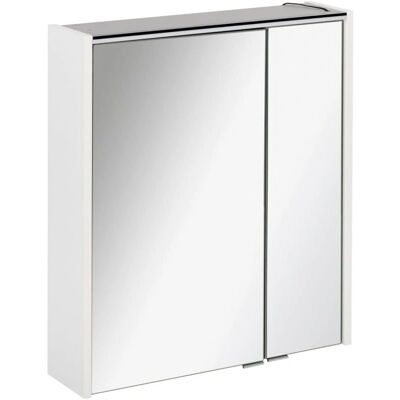 FACKELMANN Denver Wandspiegelschrank - 60x68,5x16cm, Weiß FACKELMANN Denver Wandspiegelschrank - 60x68,5x16cm, Weiß