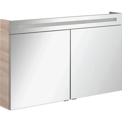 FACKELMANN CL 120 - Alaska-Esche - LED-Beleuchtung, 2 Türen - Spiegelschrank Bad FACKELMANN CL 120 - Alaska-Esche - LED-Beleuchtung, 2 Türen - Spiegelschrank Bad