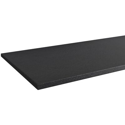 FACKELMANN Oxford Schwarze Waschtischplatte - Badmöbel Zubehör FACKELMANN Oxford Schwarze Waschtischplatte - Badmöbel Zubehör