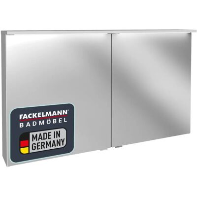 Fackelmann Oxford LED-Spiegelschrank - 120cm, Weiß, Softclose Fackelmann Oxford LED-Spiegelschrank - 120cm, Weiß, Softclose