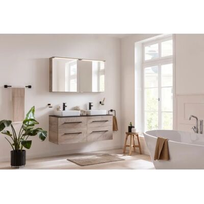 Fackelmann Oxford LED-Badspiegelschrank - Nature Oak - 120cm Fackelmann Oxford LED-Badspiegelschrank - Nature Oak - 120cm