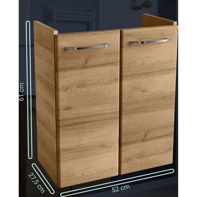 FACKELMANN Milano Wandmontierter Badezimmerunterschrank - 52x61x27,5 cm FACKELMANN Milano Wandmontierter Badezimmerunterschrank - 52x61x27,5 cm