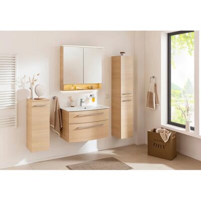 Fackelmann Sand Eiche Badschrank - 30cm, links, Modell 84431 Fackelmann Sand Eiche Badschrank - 30cm, links, Modell 84431