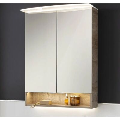 FACKELMANN Bad-Spiegelschrank - Nature Oak - 60cm breit FACKELMANN Bad-Spiegelschrank - Nature Oak - 60cm breit