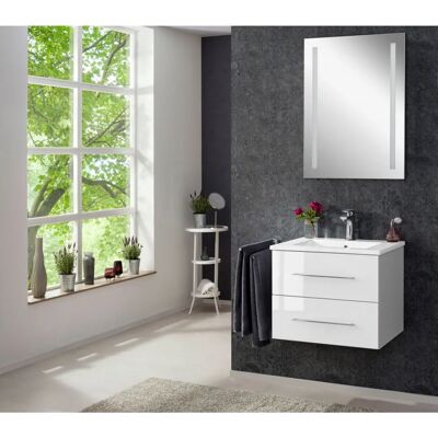 FACKELMANN Linear Badezimmer Spiegel - LED, 60x75cm FACKELMANN Linear Badezimmer Spiegel - LED, 60x75cm