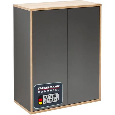 Fackelmann Finn Badschrank - 2 Glaseinlegeböden - 60x75 cm Fackelmann Finn Badschrank - 2 Glaseinlegeböden - 60x75 cm