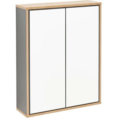 Fackelmann Finn Spiegelschrank - 2 Glaseinlegeböden, 60cm Fackelmann Finn Spiegelschrank - 2 Glaseinlegeböden, 60cm