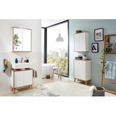 Fackelmann Finn Spiegelschrank - Wandspiegel, Glasböden, Wandmontage Fackelmann Finn Spiegelschrank - Wandspiegel, Glasböden, Wandmontage