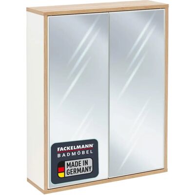 Fackelmann Finn Spiegelschrank - Wandspiegel, Glasböden, Wandmontage Fackelmann Finn Spiegelschrank - Wandspiegel, Glasböden, Wandmontage