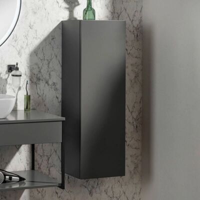 FACKELMANN New York Midischrank - 33cm x 102cm x 28cm - Grau FACKELMANN New York Midischrank - 33cm x 102cm x 28cm - Grau