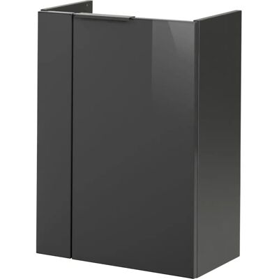 FACKELMANN SBC LUNA Wandhängender Badschrank - Anthrazit - 44x60x24cm FACKELMANN SBC LUNA Wandhängender Badschrank - Anthrazit - 44x60x24cm
