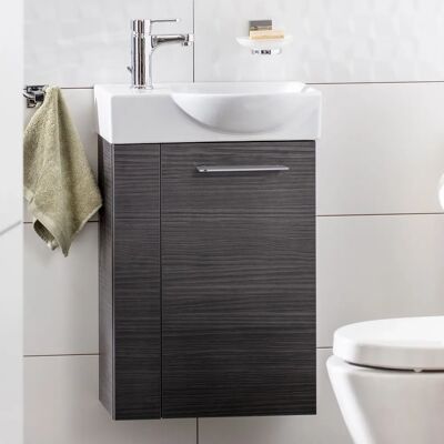 Fackelmann SBC B. PERFEKT Gäste-WC Waschbeckenunterschrank, 44 cm, Anthrazit Fackelmann SBC B. PERFEKT Gäste-WC Waschbeckenunterschrank, 44 cm, Anthrazit