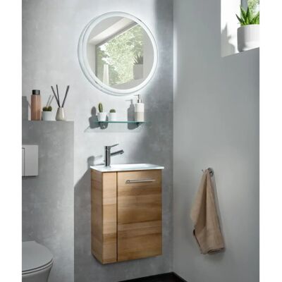 FACKELMANN SBC Wandklappschrank - 44x60x24,3cm - Braun Eiche FACKELMANN SBC Wandklappschrank - 44x60x24,3cm - Braun Eiche