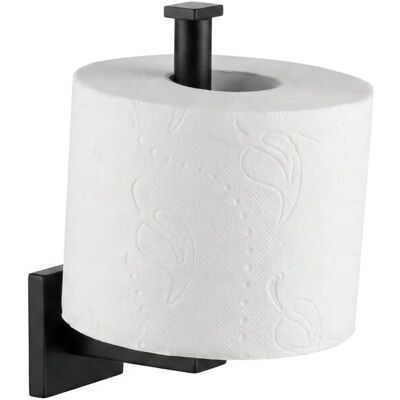 Fackelmann New York Matt Black Wandmontierter Toilettenpapierhalter - Toilettenpapierhalter Fackelmann New York Matt Black Wandmontierter Toilettenpapierhalter - Toilettenpapierhalter
