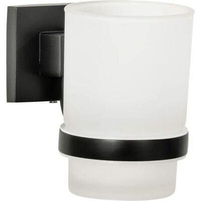 Fackelmann Matte Black Toothbrush Holder - Toothbrush Holder Fackelmann Matte Black Toothbrush Holder - Toothbrush Holder