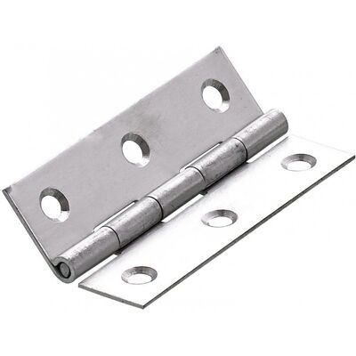 Cerniere in acciaio inossidabile HETTICH - 80x45 mm - Estremità quadrate Cerniere in acciaio inossidabile HETTICH - 80x45 mm - Estremità quadrate