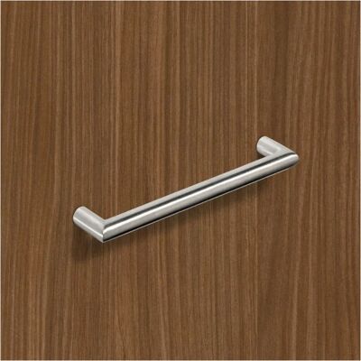 Tirador Narona de Hettich - 96mm Separación, Acero inoxidable cepillado Tirador Narona de Hettich - 96mm Separación, Acero inoxidable cepillado