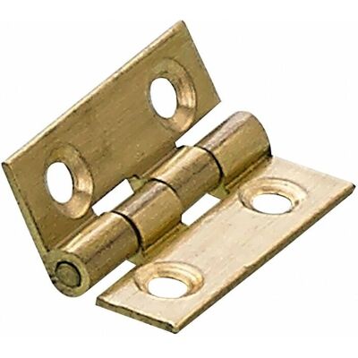 HETTICH - Charnières universelles en laiton pour meubles - L.25 x L.19 mm - Publicité HETTICH - Charnières universelles en laiton pour meubles - L.25 x L.19 mm - Publicité