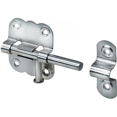 HETTICH - Verrou à bouton-poussoir en acier - 33x35mm - Publicité HETTICH - Verrou à bouton-poussoir en acier - 33x35mm - Publicité