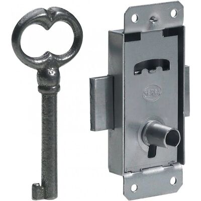 Serratura in acciaio zincato reversibile Hettich Serratura in acciaio zincato reversibile Hettich