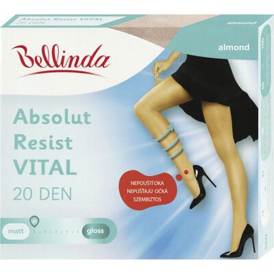 Bellinda Absolut Resist Vital 20 Den - Punčochové kalhoty s podporou - Mandarínová růžová - Punčochové kalhoty Bellinda Absolut Resist Vital 20 Den - Punčochové kalhoty s podporou - Mandarínová růžová - Punčochové kalhoty