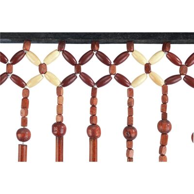 MAXIMEX Cortină de perle de lemn pentru ușă - Protecție împotriva insectelor pentru ușă de 90cm - Înălțime 200cm MAXIMEX Cortină de perle de lemn pentru ușă - Protecție împotriva insectelor pentru ușă de 90cm - Înălțime 200cm