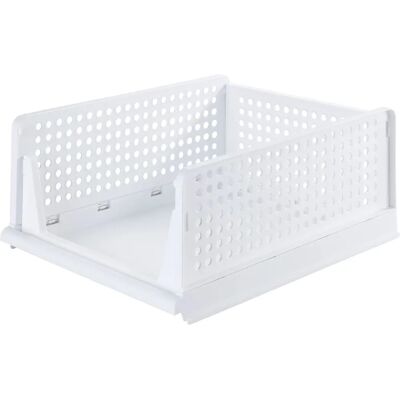 Boîtes de rangement empilables Wenko Maximex - 2 pièces 33.5x18.5x43cm - Publicité Boîtes de rangement empilables Wenko Maximex - 2 pièces 33.5x18.5x43cm - Publicité