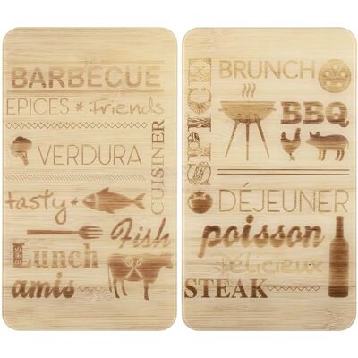 MAXIMEX - BARBECUE - Marron - Cache-plaque cuisson - Publicité MAXIMEX - BARBECUE - Marron - Cache-plaque cuisson - Publicité