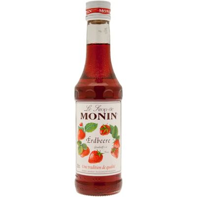Monin Sirop de Fraise - Saveur Fruit - Publicité Monin Sirop de Fraise - Saveur Fruit - Publicité