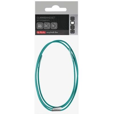 Herlitz 50033874 Bandes élastiques - 3 pièces Turquoise Herlitz 50033874 Bandes élastiques - 3 pièces Turquoise