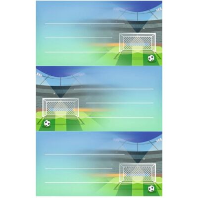 Herlitz Modell 50034307 Selbstklebende Fußballaufkleber - Etikettenset Herlitz Modell 50034307 Selbstklebende Fußballaufkleber - Etikettenset