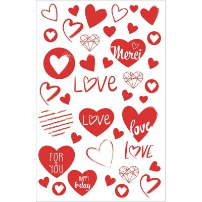 Herlitz - 50034635 - Rote Herzen - Sticker Herlitz - 50034635 - Rote Herzen - Sticker