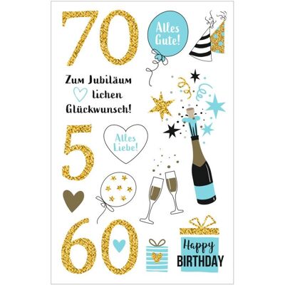 Herlitz - 50034789 - Jubiläum - 36 Etiketten - Sticker Herlitz - 50034789 - Jubiläum - 36 Etiketten - Sticker