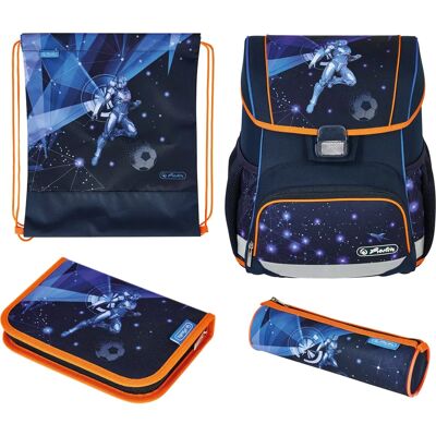 Sada školních batohů Herlitz Loop Plus Galaxy - Lehká, Reflexní, 16L Sada školních batohů Herlitz Loop Plus Galaxy - Lehká, Reflexní, 16L