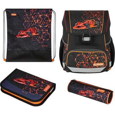 Herlitz - Loop Plus Mechanic - Modrá - 16 L - Školní batoh Herlitz - Loop Plus Mechanic - Modrá - 16 L - Školní batoh