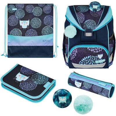 Herlitz UltraLight Plus Flower Owl School Reppu Set Herlitz UltraLight Plus Flower Owl School Reppu Set
