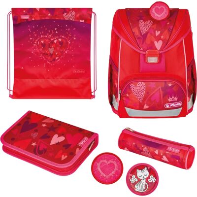 Herlitz - ULTRALIGHT PLUS Sweet Hearts - 36x28x21 cm - 15 L - Školní batoh sada Herlitz - ULTRALIGHT PLUS Sweet Hearts - 36x28x21 cm - 15 L - Školní batoh sada