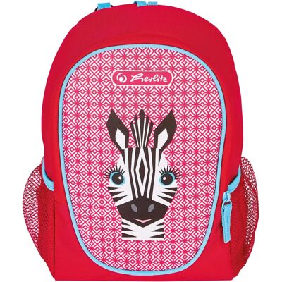 Herlitz 50038114 Mochila - Cebra, Rojo - Mochila para guardería Herlitz 50038114 Mochila - Cebra, Rojo - Mochila para guardería
