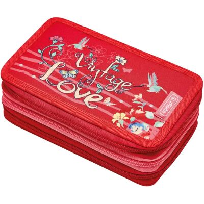 Estuche de lápices Herlitz Modelo 50038763 Rojo - Estuche de lápices Estuche de lápices Herlitz Modelo 50038763 Rojo - Estuche de lápices