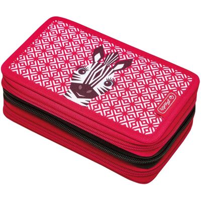 Custodia per Matite Herlitz 50038800 Zebra Rossa - Custodia Custodia per Matite Herlitz 50038800 Zebra Rossa - Custodia