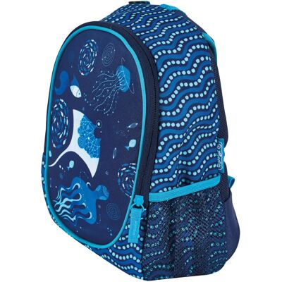 Zaino scolastico Herlitz Deep Ocean - Ergonomico, Leggero, Spazioso Zaino scolastico Herlitz Deep Ocean - Ergonomico, Leggero, Spazioso