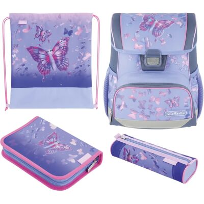 Herlitz Loop Plus Butterfly Paradise Schultaschen-Set Herlitz Loop Plus Butterfly Paradise Schultaschen-Set