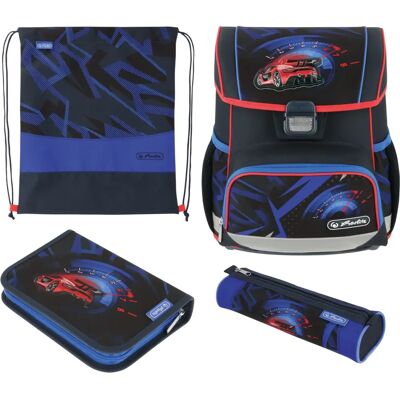 Ensemble Sac à Dos Herlitz Loop Plus High Speed - Bleu, Rouge - Publicité Ensemble Sac à Dos Herlitz Loop Plus High Speed - Bleu, Rouge - Publicité