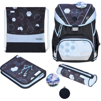 Herlitz UltraLight XL Plus Cyber Soccer Schulranzen - Schulranzen-Set Herlitz UltraLight XL Plus Cyber Soccer Schulranzen - Schulranzen-Set