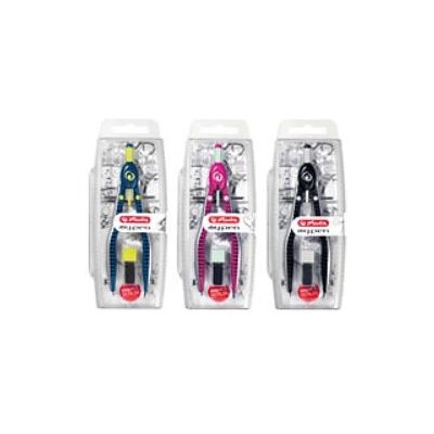 Herlitz 11086535 Zirkel - Blau, Pink, Schwarz - Zirkel Herlitz 11086535 Zirkel - Blau, Pink, Schwarz - Zirkel