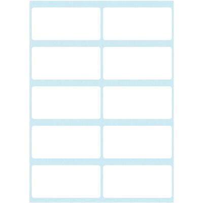 Herlitz - Rectangle label 19x40mm - Weiß - Label Herlitz - Rectangle label 19x40mm - Weiß - Label